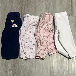 3/$20 Kids' Assorted Color Leggings Set